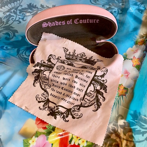 🍀 Juicy Couture Sunglasses W/ Four Leaf Clover! - Picture 7 of 14